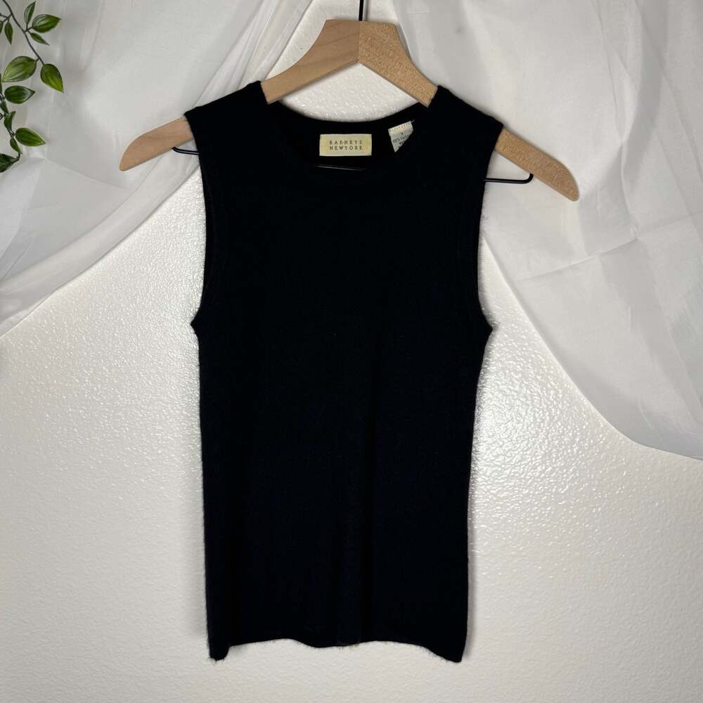 Barneys New York Women's Size S 100% Cashmere Twin Set Cardigan and Tank - Picture 3 of 5